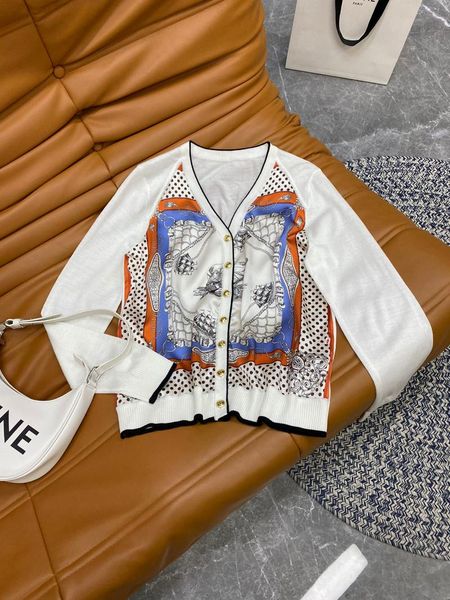 women's knits & tees 2021fw autumn women prints patchwork knitted wool sweater cardigans for ladies gdnz 7.07, White
women's knits & tees 2021fw autumn women prints patchwork knitted wool sweater cardigans for ladies gdnz 7.07, White