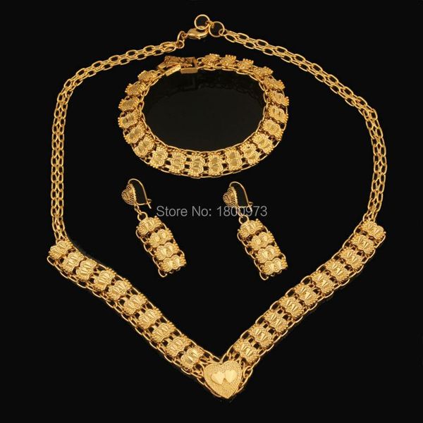 earrings & necklace ethiopian wedding classic earring bracelet jewelry gold color african bridal sets, Silver
earrings & necklace ethiopian wedding classic earring bracelet jewelry gold color african bridal sets, Silver