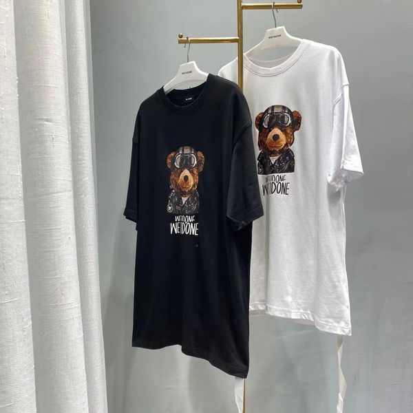 fashion t shirt 2021 welldone loose trend print glasses bear round neck short sleeve korean street casual, White
fashion t shirt 2021 welldone loose trend print glasses bear round neck short sleeve korean street casual, White