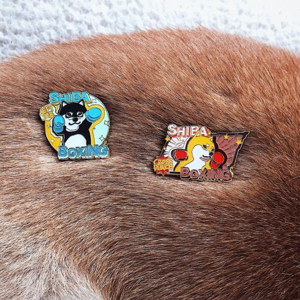 pins, brooches shiba inu lapel pins boxing doge badge brooch metal inus pin fan club gift collectibles for clothes hat bag, Gray
pins, brooches shiba inu lapel pins boxing doge badge brooch metal inus pin fan club gift collectibles for clothes hat bag, Gray