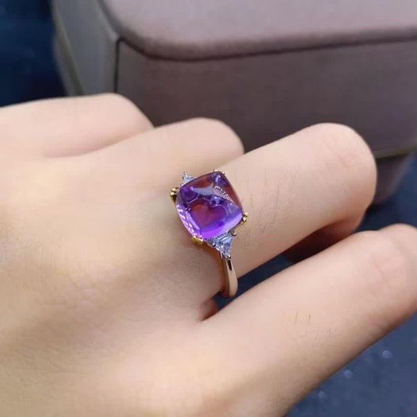 cluster rings fidelity natural 8mm purple crystal s925 sterling silver beautiful fine jewelry for women party gemstone, Golden;silver
cluster rings fidelity natural 8mm purple crystal s925 sterling silver beautiful fine jewelry for women party gemstone, Golden;silver