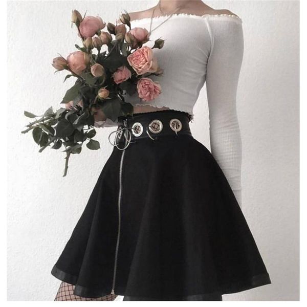 skirts womens zipper hollow out iron ring gothic a-line mini skirt high waist black 2021 streetwear cool chic female club wear
skirts womens zipper hollow out iron ring gothic a-line mini skirt high waist black 2021 streetwear cool chic female club wear
