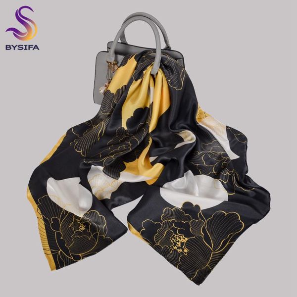 scarves bysifa|black yellow women 100%silk scarf 108*108cm fashion brand summer beach shawls cover-ups ladies accessories square, Blue;gray
scarves bysifa|black yellow women 100%silk scarf 108*108cm fashion brand summer beach shawls cover-ups ladies accessories square, Blue;gray