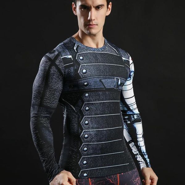 running jerseys men sport shirts sportswear long sleeve compression t shirt quick dry tights gym fitness workout training, Black;blue
running jerseys men sport shirts sportswear long sleeve compression t shirt quick dry tights gym fitness workout training, Black;blue