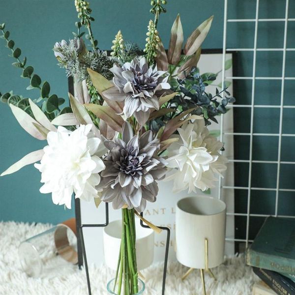 decorative flowers & wreaths 1pc dahlia bouquet simulation flower artificial wedding party decoration home fake
decorative flowers & wreaths 1pc dahlia bouquet simulation flower artificial wedding party decoration home fake