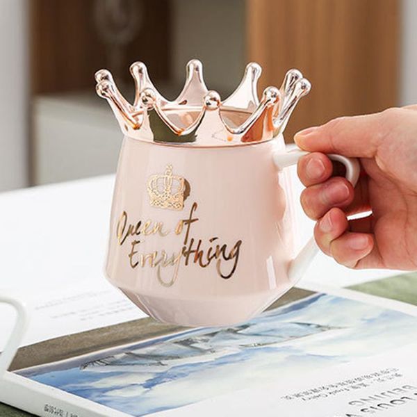 mugs queen of everything mug with crown lid and spoon ceramic coffee cup gift for girlfriend wife qp2
mugs queen of everything mug with crown lid and spoon ceramic coffee cup gift for girlfriend wife qp2