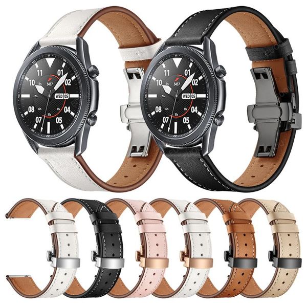 watch bands butterfly buckle leather band for samsung galaxy active 2 44mm 40mm strap galaxywatch 3 45mm 41mm/42mm watchband bracelet, Black;brown
watch bands butterfly buckle leather band for samsung galaxy active 2 44mm 40mm strap galaxywatch 3 45mm 41mm/42mm watchband bracelet, Black;brown