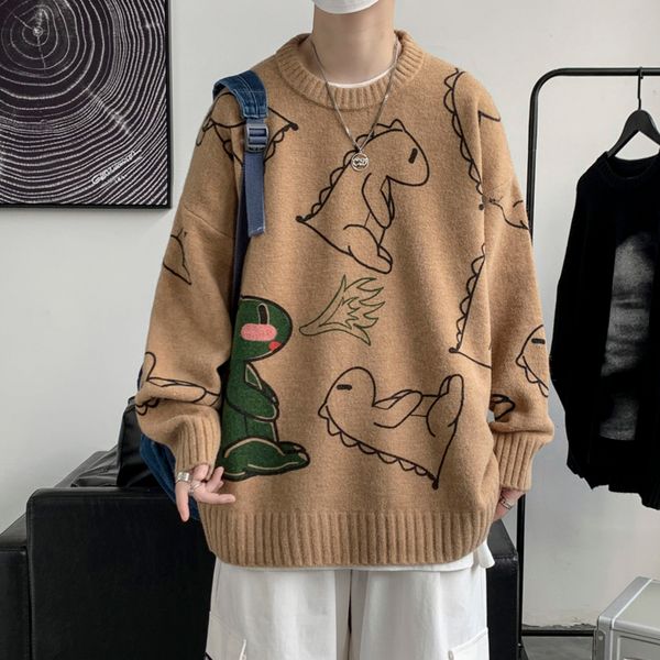 men's dinosaur sportswear, casual fashion, street wear, knitted , sweaters, autumn garments, White;black
men's dinosaur sportswear, casual fashion, street wear, knitted , sweaters, autumn garments, White;black