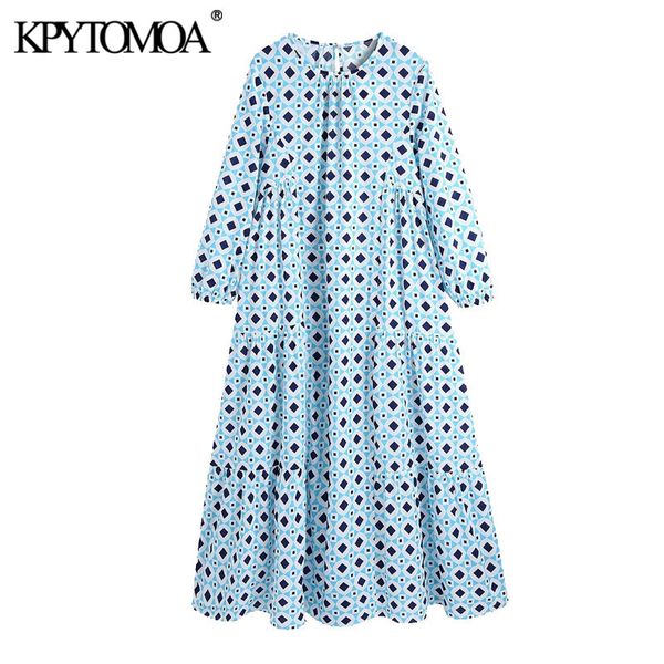 women chic fashion geometric print ruffled midi dress vintage o neck long sleeve female dresses vestidos mujer 210416, Black;gray
women chic fashion geometric print ruffled midi dress vintage o neck long sleeve female dresses vestidos mujer 210416, Black;gray