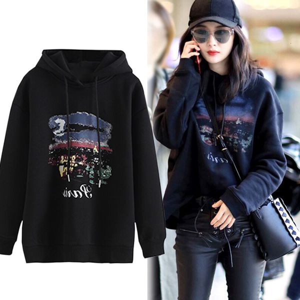 sweater women's drs long star sve loose casual women's sweater t-shirt coat, Black
sweater women's drs long star sve loose casual women's sweater t-shirt coat, Black