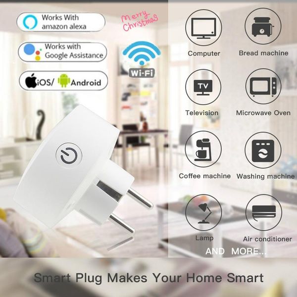 smart power plugs plug 10a european standard wifi socket remote recording voice control with alexa google home dropship
smart power plugs plug 10a european standard wifi socket remote recording voice control with alexa google home dropship