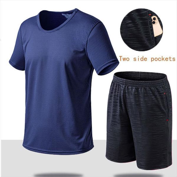 training suits short sleeve mens tracksuits shorts jogging sets ice silk jersey gym outfit 2 piece sportswear suit, Gray
training suits short sleeve mens tracksuits shorts jogging sets ice silk jersey gym outfit 2 piece sportswear suit, Gray
