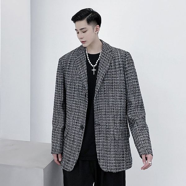 men's suits & blazers men knitted bright silk weave loose casual coat male streetwear vintage fashion jacket outerwear jx5s, White;black
men's suits & blazers men knitted bright silk weave loose casual coat male streetwear vintage fashion jacket outerwear jx5s, White;black