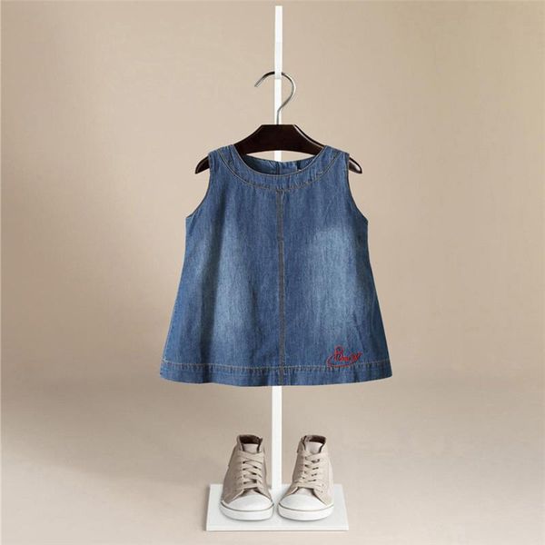 girl's dresses girls 2021 children's wear cute cartoon embroidery denim round neck sleeveless dress kids girl clothes, Red;yellow
girl's dresses girls 2021 children's wear cute cartoon embroidery denim round neck sleeveless dress kids girl clothes, Red;yellow