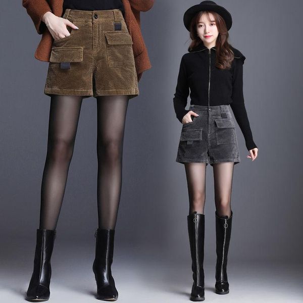 women's shorts women 2022 autumn winter casual streetwear female high waist corduroy ladies loose wide leg femme f13, White;black
women's shorts women 2022 autumn winter casual streetwear female high waist corduroy ladies loose wide leg femme f13, White;black