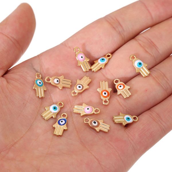 30pcs/lot Hamsa Hand Eye Charms Pendant Gold Color DIY Handmade Necklace Bracelet Jewelry Accessories Charms, Silver
30pcs/lot Hamsa Hand Eye Charms Pendant Gold Color DIY Handmade Necklace Bracelet Jewelry Accessories Charms, Silver