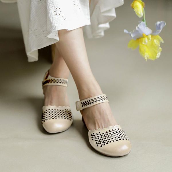dress shoes women leather sandals embroidery beige summer for handmade genuine high heels ankle strap shoe, Black
dress shoes women leather sandals embroidery beige summer for handmade genuine high heels ankle strap shoe, Black