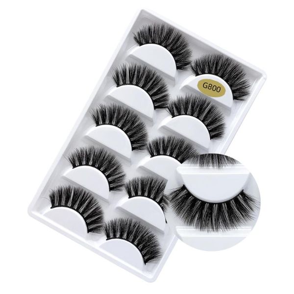 false eyelashes 5pairs 3d mink lashes natural/thick long thick fluffy 25mm eye wispy makeup beauty extension tools g800
false eyelashes 5pairs 3d mink lashes natural/thick long thick fluffy 25mm eye wispy makeup beauty extension tools g800