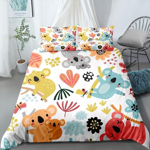 bedding sets cartoon kangaroo koala set 3d printed duvet cover kids home textiles single double full twin size bedclothes
bedding sets cartoon kangaroo koala set 3d printed duvet cover kids home textiles single double full twin size bedclothes