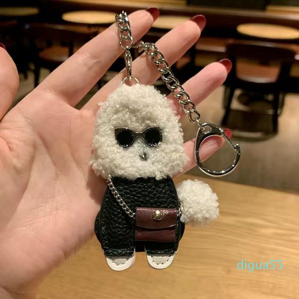 designer keychain key chain keychains buckle lovers fluffy dog car handmade leather men women bag pendant accessories 19 color, Silver
designer keychain key chain keychains buckle lovers fluffy dog car handmade leather men women bag pendant accessories 19 color, Silver