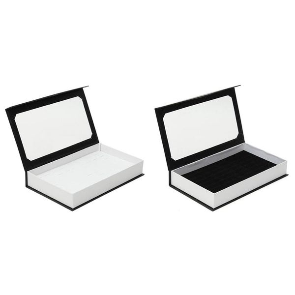 watch boxes & cases 2x 72 ring jewellery display storage box tray show case organiser earring holder, white/ black with cover, Black;blue
watch boxes & cases 2x 72 ring jewellery display storage box tray show case organiser earring holder, white/ black with cover, Black;blue