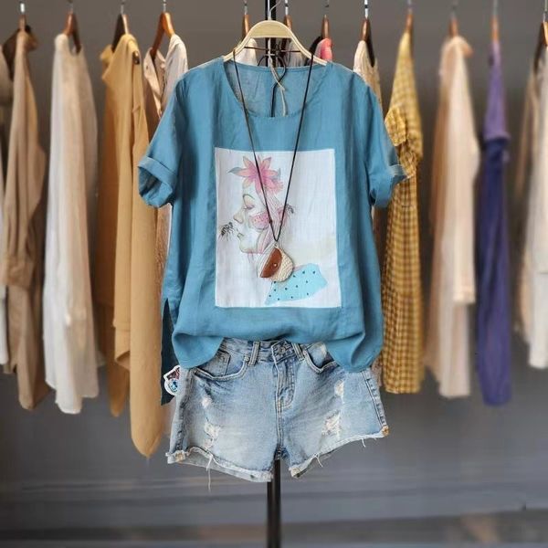 women's t-shirt arrival summer arts style women loose casual short sleeve o-neck t shirt all-matched split design cotton linen t-shirt, White
women's t-shirt arrival summer arts style women loose casual short sleeve o-neck t shirt all-matched split design cotton linen t-shirt, White