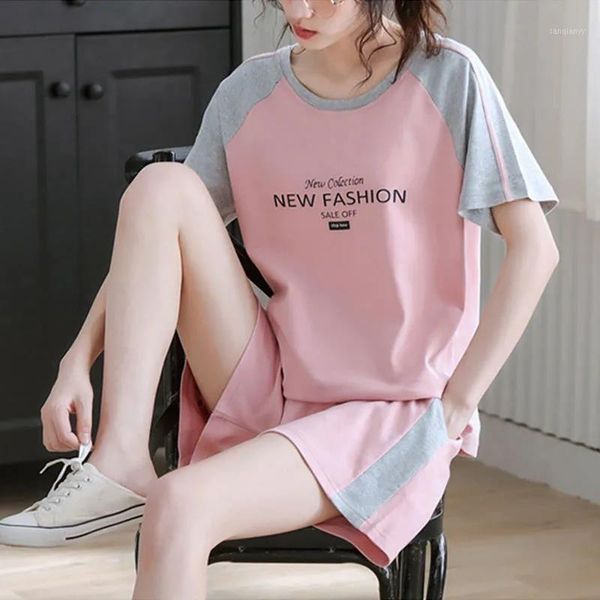running sets set woman 2 pieces fashion print stitching sports suit summer 2021 loose slim short-sleeved shorts casual tracksuit, Black;blue
running sets set woman 2 pieces fashion print stitching sports suit summer 2021 loose slim short-sleeved shorts casual tracksuit, Black;blue