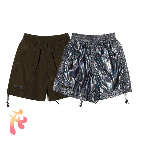 men's shorts women's pants we11done laser loose elastic waist welldone metal fashion casual, White;black
men's shorts women's pants we11done laser loose elastic waist welldone metal fashion casual, White;black