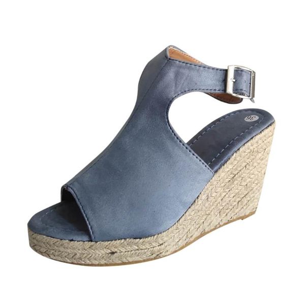 vogue women ladies fashion solid wedges casual buckle strap roman shoes sandals british wind wedge heel outdoor may 21, Black
vogue women ladies fashion solid wedges casual buckle strap roman shoes sandals british wind wedge heel outdoor may 21, Black