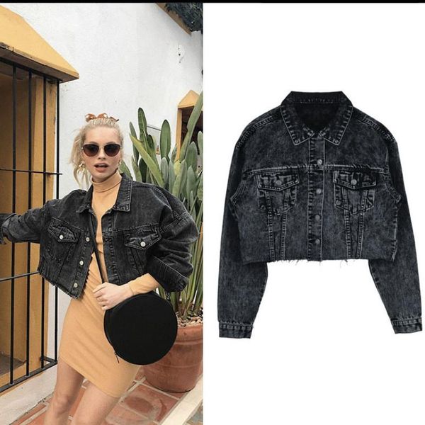 women's jackets bomber jacket jeans for women 2021 denim fall mujer streetwear short overcoats chaquetas, Black;brown
women's jackets bomber jacket jeans for women 2021 denim fall mujer streetwear short overcoats chaquetas, Black;brown