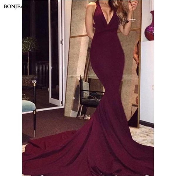evening dresses wine red mermaid v-neck prom gowns floor length sleeveless sweep train plus size dress party wear, Black;red
evening dresses wine red mermaid v-neck prom gowns floor length sleeveless sweep train plus size dress party wear, Black;red
