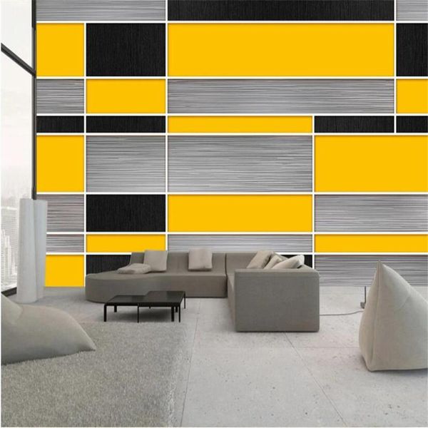 milofi customized large 3d printing wallpaper mural european black, yellow and gray geometric mosaic decorative background wall wallpapers
milofi customized large 3d printing wallpaper mural european black, yellow and gray geometric mosaic decorative background wall wallpapers