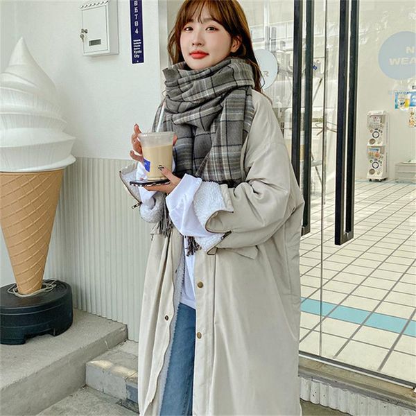 scarves scarf female 2021 autumn and winter striped fashion british style classic ins wild long thick warm shawl, Blue;gray
scarves scarf female 2021 autumn and winter striped fashion british style classic ins wild long thick warm shawl, Blue;gray