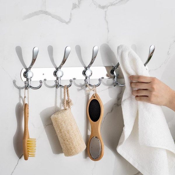 stainless steel 5-wall coat rack wall mounted hooks door holder hook hanger for bathroom organizer & rails
stainless steel 5-wall coat rack wall mounted hooks door holder hook hanger for bathroom organizer & rails