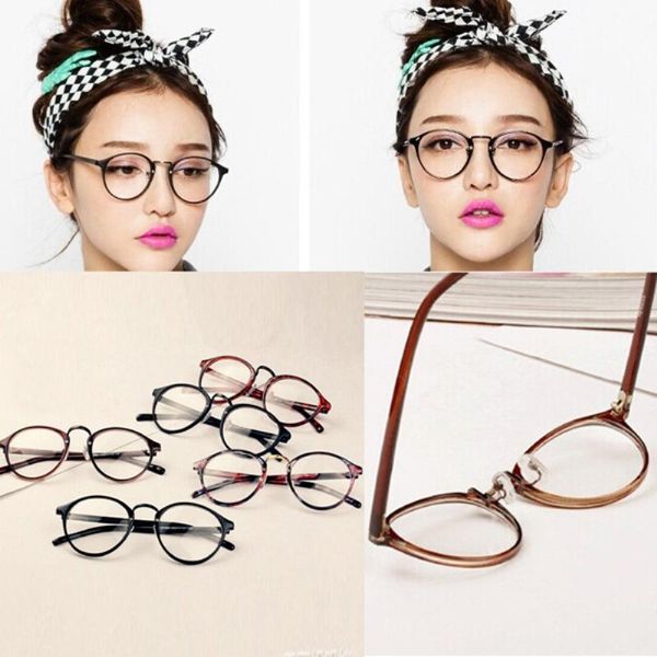 men women nerd clear lens glasses vintage eyeglasses retro spectacles leopard brown bright fashion sunglasses frames, Black
men women nerd clear lens glasses vintage eyeglasses retro spectacles leopard brown bright fashion sunglasses frames, Black