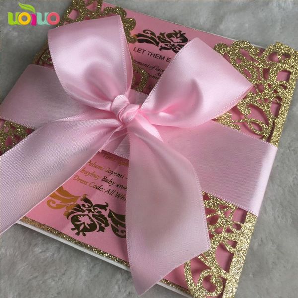 greeting cards tied pink bow diy customized 50set inc43 laser cut wedding invitations card greet personalized custom insert
greeting cards tied pink bow diy customized 50set inc43 laser cut wedding invitations card greet personalized custom insert