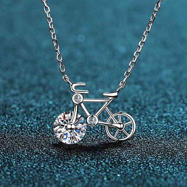 trendy real 1 carat d color moissanite bicycle necklace women jewelry 100% 925 sterling silver clavicle neckalce birthday gift, Black
trendy real 1 carat d color moissanite bicycle necklace women jewelry 100% 925 sterling silver clavicle neckalce birthday gift, Black