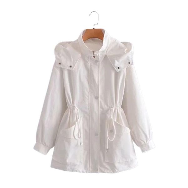 women's jackets xeasy women white loose zipper vintage long sleeve jacket female elegant stretch waist streetwear casual hoodie chic, Black;brown
women's jackets xeasy women white loose zipper vintage long sleeve jacket female elegant stretch waist streetwear casual hoodie chic, Black;brown