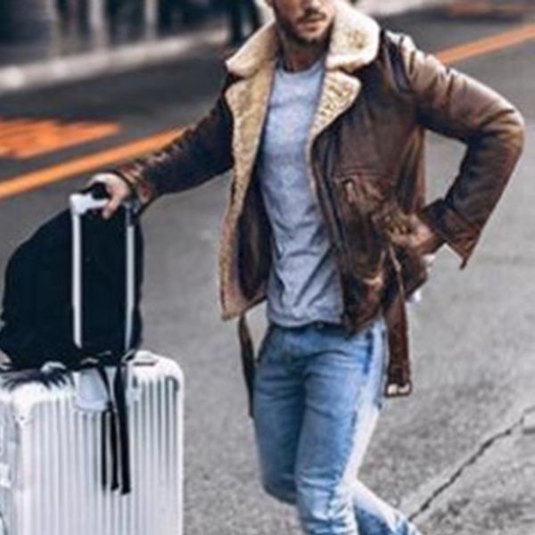 men's fur & faux men winter imitation leather jacket biker motorcycle zipper long sleeve coat s-xl11 prxu, Black
men's fur & faux men winter imitation leather jacket biker motorcycle zipper long sleeve coat s-xl11 prxu, Black