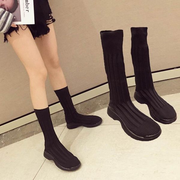 boots charm2021 spring, summer, autumn winter, style of socks, medium tube socks boots, knitted elastic and slim leg, Black
boots charm2021 spring, summer, autumn winter, style of socks, medium tube socks boots, knitted elastic and slim leg, Black