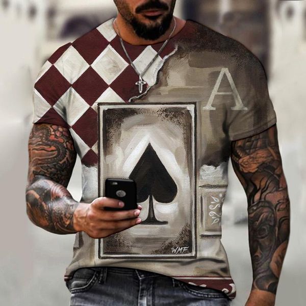 men's t-shirts designer 2021 design spade a printed t-shirt street trend retro style short sleeve fashion tees, White;black
men's t-shirts designer 2021 design spade a printed t-shirt street trend retro style short sleeve fashion tees, White;black