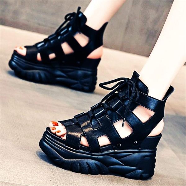 gladiators women's sandals platform wedge high heels summer ankle boots punk goth party shoes creepers beach, Black
gladiators women's sandals platform wedge high heels summer ankle boots punk goth party shoes creepers beach, Black