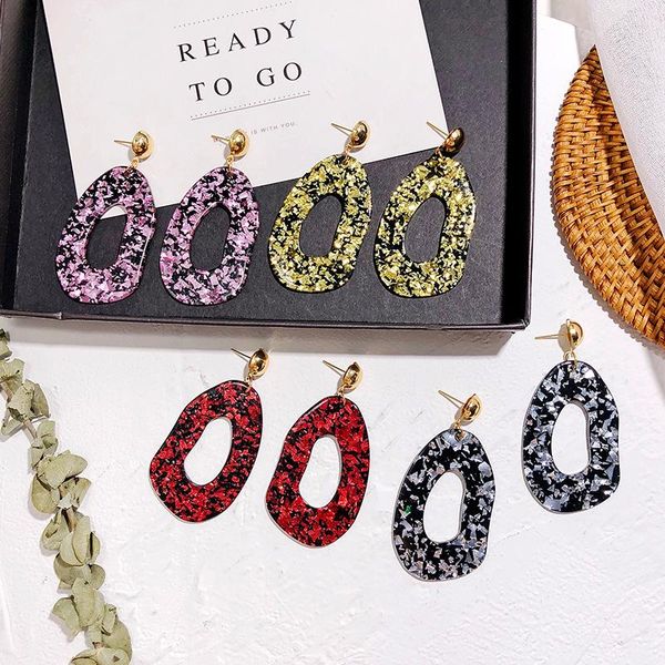 korean style acetate leopard earrings simple geometric acrylic oval fashion women's large dangle & chandelier, Silver
korean style acetate leopard earrings simple geometric acrylic oval fashion women's large dangle & chandelier, Silver