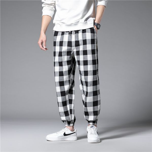 mens stripe plaid harem pants casual pants male summer harajuku loose drawstring wild pant man hip hop jogger trousers, Black
mens stripe plaid harem pants casual pants male summer harajuku loose drawstring wild pant man hip hop jogger trousers, Black