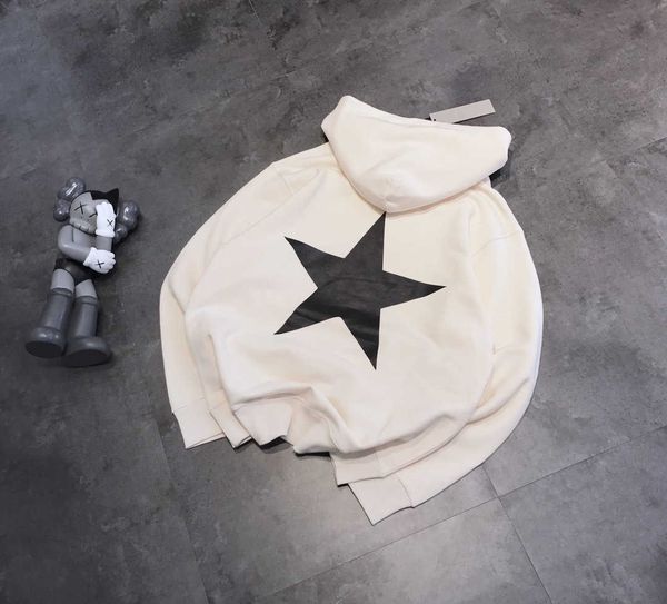 fashion fleece hoodies fog correct version of men's and women's ins net red gaojiechao five star printing plush loose casual hoodi, Black
fashion fleece hoodies fog correct version of men's and women's ins net red gaojiechao five star printing plush loose casual hoodi, Black