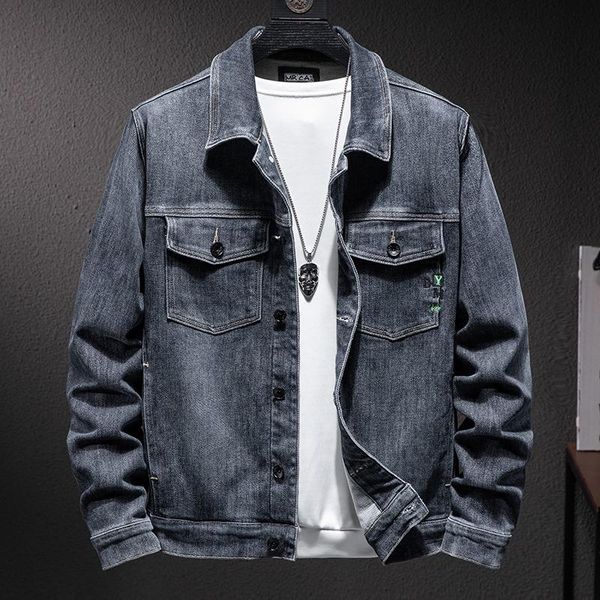 men's jackets 2021 cotton denim jacket men casual solid color lapel single breasted jeans autumn slim fit quality mens, Black;brown
men's jackets 2021 cotton denim jacket men casual solid color lapel single breasted jeans autumn slim fit quality mens, Black;brown
