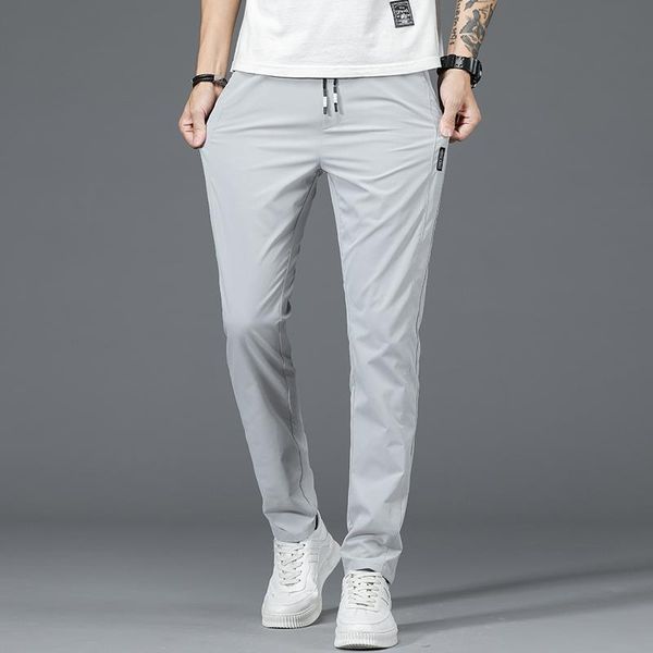 summer gray track pants men's casual ice silk loose straight slim korean style trendy spring and autumn, Black
summer gray track pants men's casual ice silk loose straight slim korean style trendy spring and autumn, Black