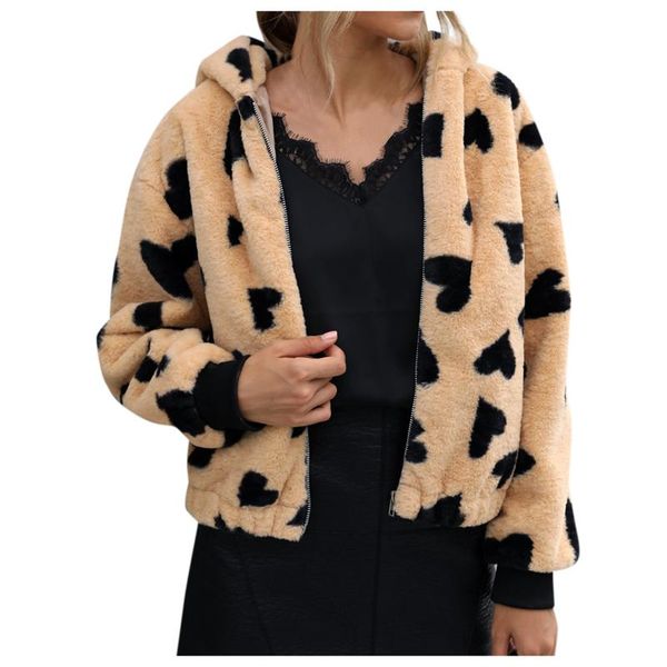 women's wool & blends women coats and jackets winter long sleeve casual hooded warm heart fleece jacket zipper up short coat #8, Black
women's wool & blends women coats and jackets winter long sleeve casual hooded warm heart fleece jacket zipper up short coat #8, Black