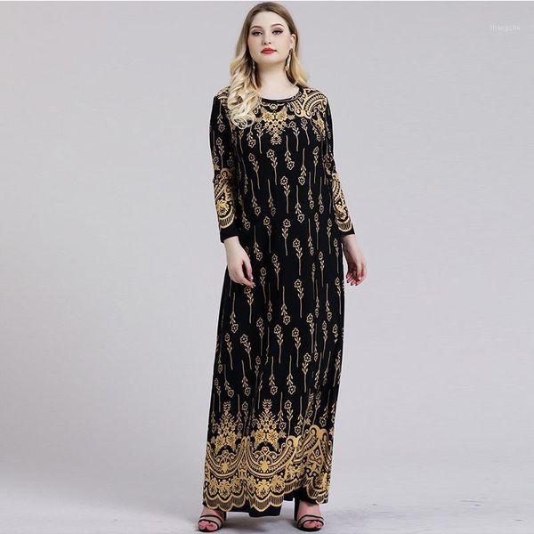casual dresses fashion women's clothing european plus size spring and summer long-sleeved arabic print dress, Black;gray
casual dresses fashion women's clothing european plus size spring and summer long-sleeved arabic print dress, Black;gray