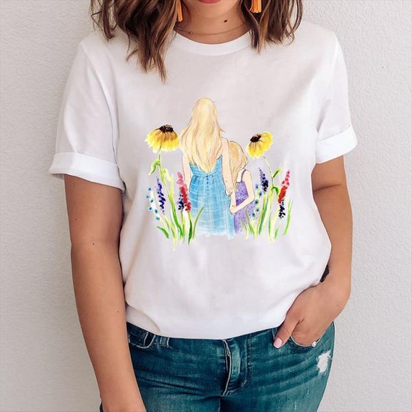 graphic printing flower fashion girl women daughter mom mama mother clothes clothing tees print female t shirt, White
graphic printing flower fashion girl women daughter mom mama mother clothes clothing tees print female t shirt, White